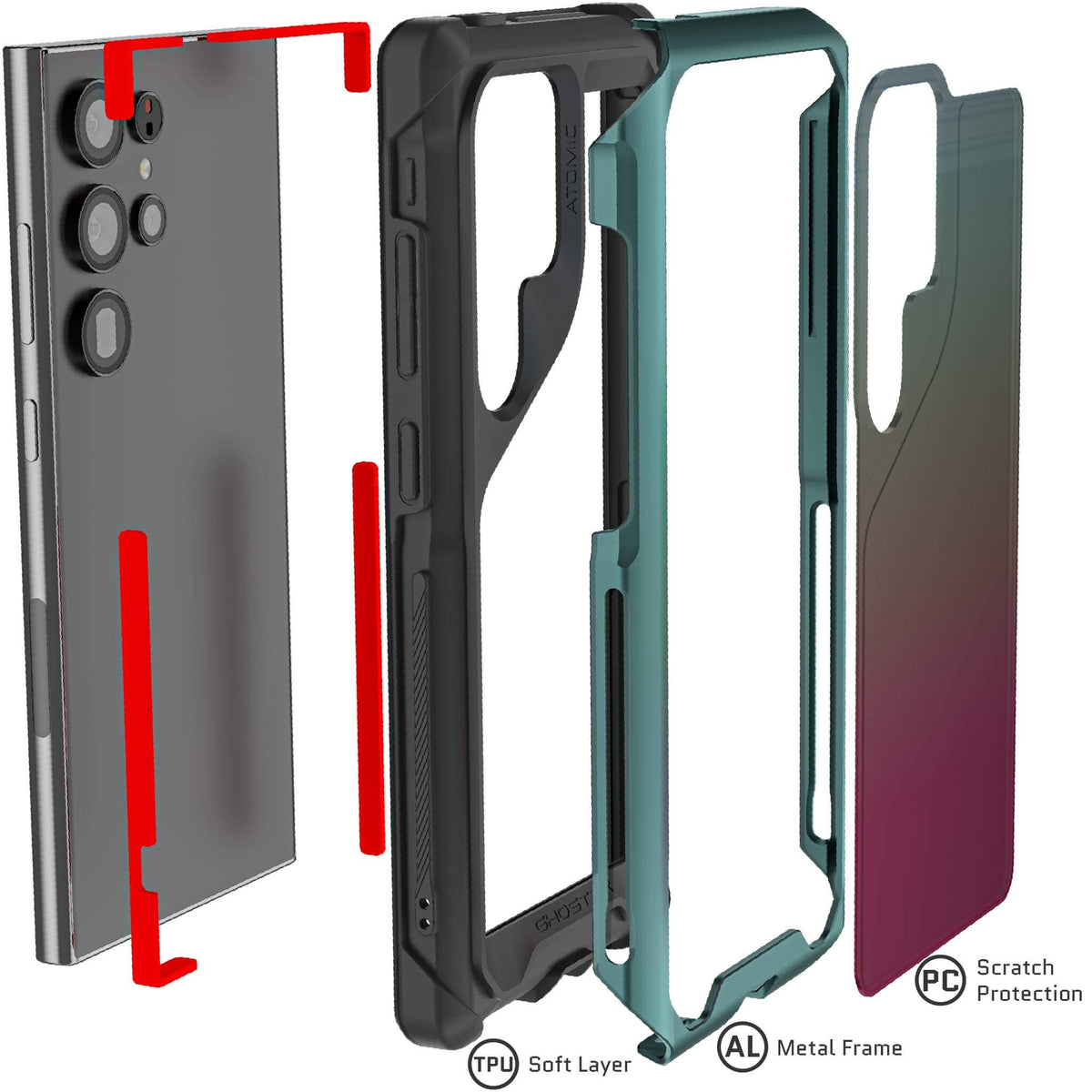 Green Samsung S24 Ultra Phone Case