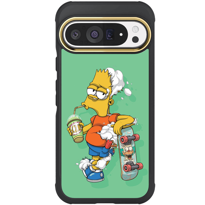 Google Pixel 9 Pro XL DECONSTRUCTED BART by Dhani Barragán Artist Artwork Protective Phone Case Limited Edition Collab Cover