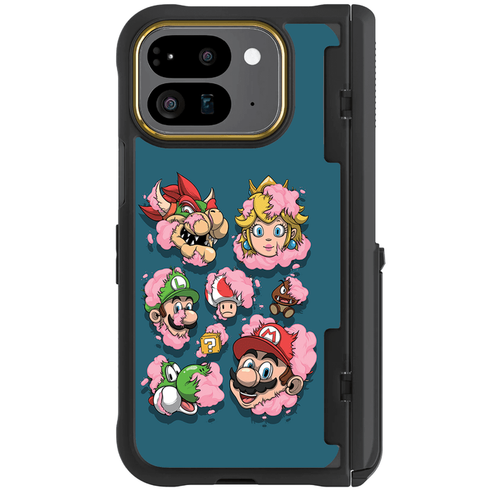 Pixel 9 Pro Fold DECONSTRUCTED SUPER M CHUNKS by Dhani Barragán Artist Artwork Protective Phone Case Limited Edition Collab Cover