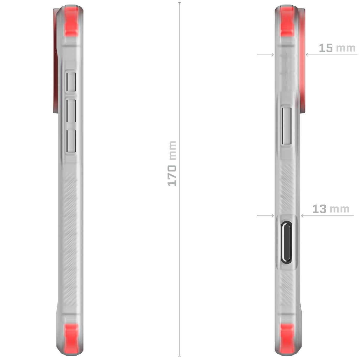 Apple iPhone 16 Pro Max Clear Protective Phone Case MagSafe Magnetic Silicone Gel Cover