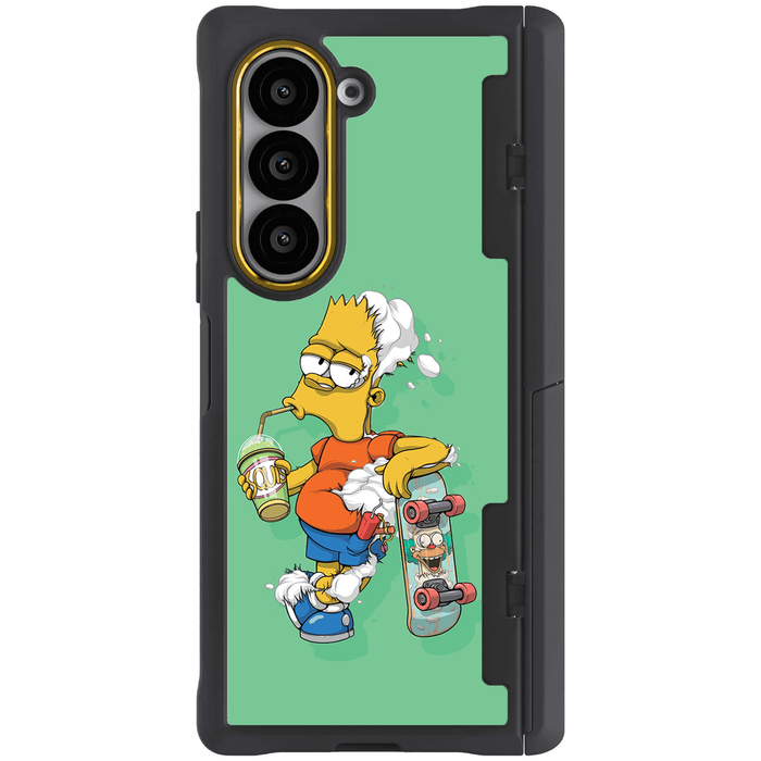 Galaxy Z Fold 6 DECONSTRUCTED BART by Dhani Barragán Artist Artwork Protective Phone Case Limited Edition Collab Cover