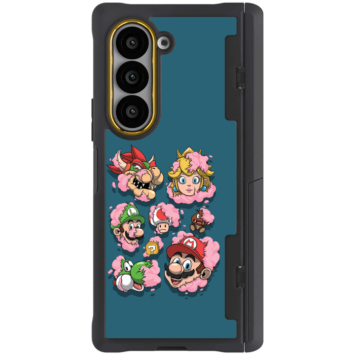 Galaxy Z Fold 6 DECONSTRUCTED SUPER M CHUNKS by Dhani Barragán Artist Artwork Protective Phone Case Limited Edition Collab Cover