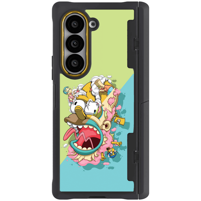 Galaxy Z Fold 6 DECONSTRUCTED YINYÁNG by Dhani Barragán Artist Artwork Protective Phone Case Limited Edition Collab Cover