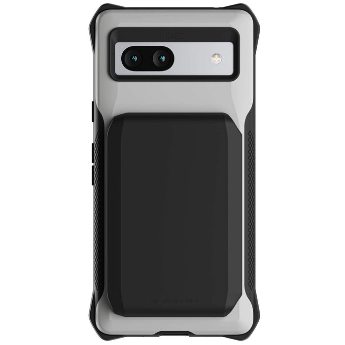 Google Pixel 7a Wallet Case Gray Credit Card Holder
