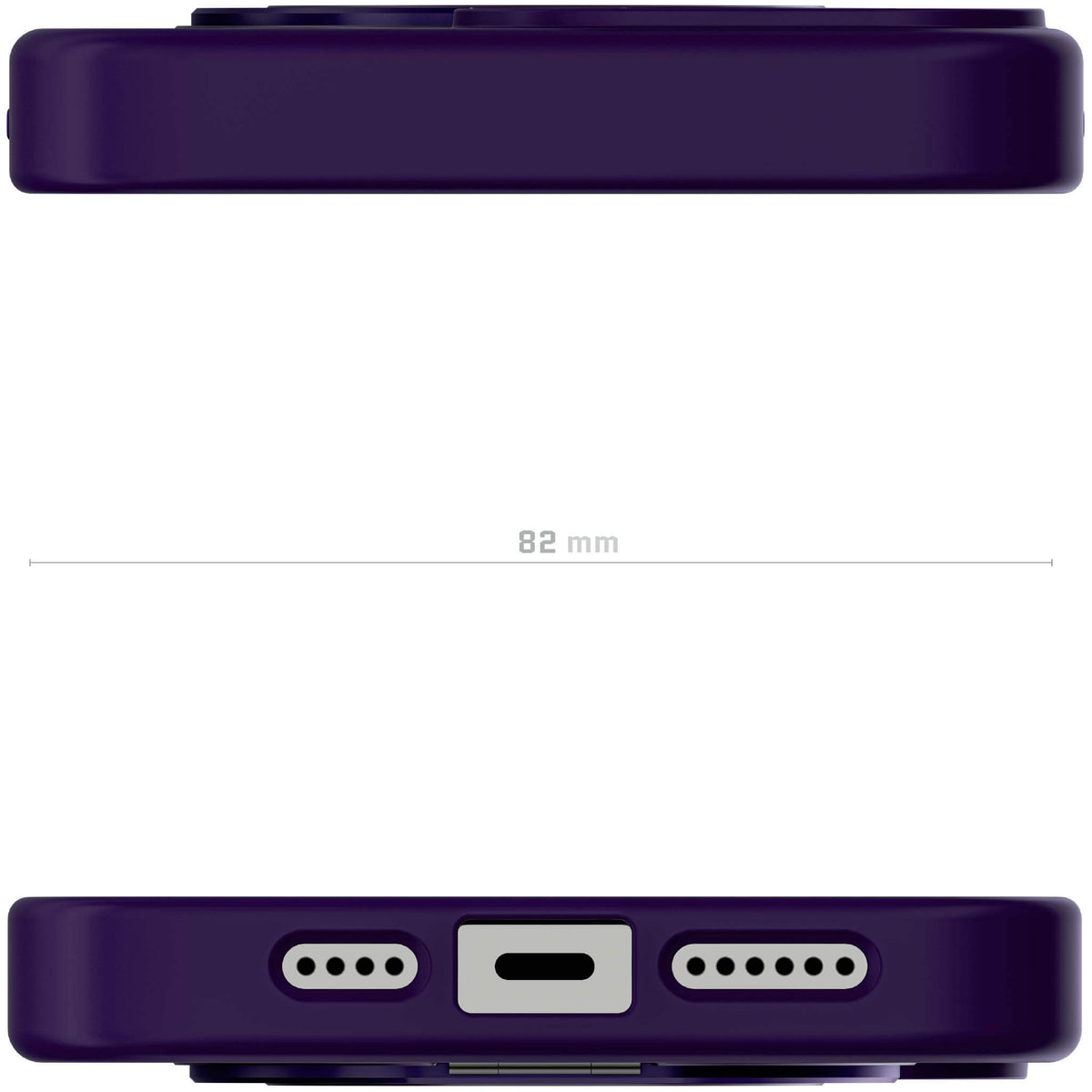 Apple iPhone 15 Pro Max MagSafe Ring Kickstand Case Purple