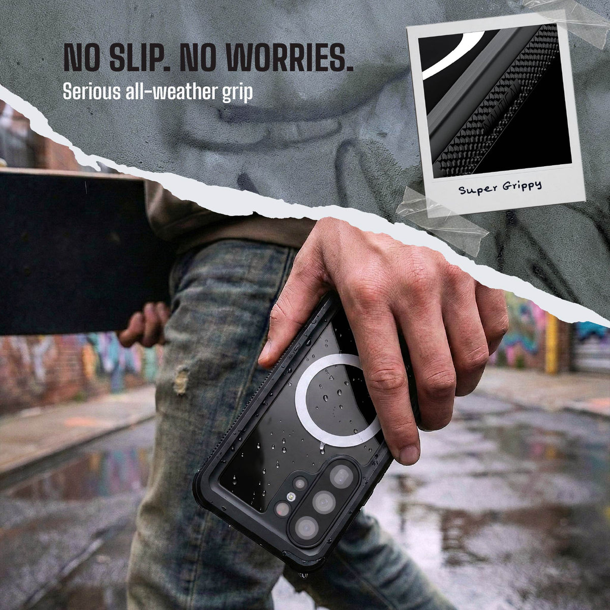 Samsung Galaxy S26 Ultra Case Waterproof with Screen Protector, MagSafe and Belt Clip Holster Full Body Heavy Duty