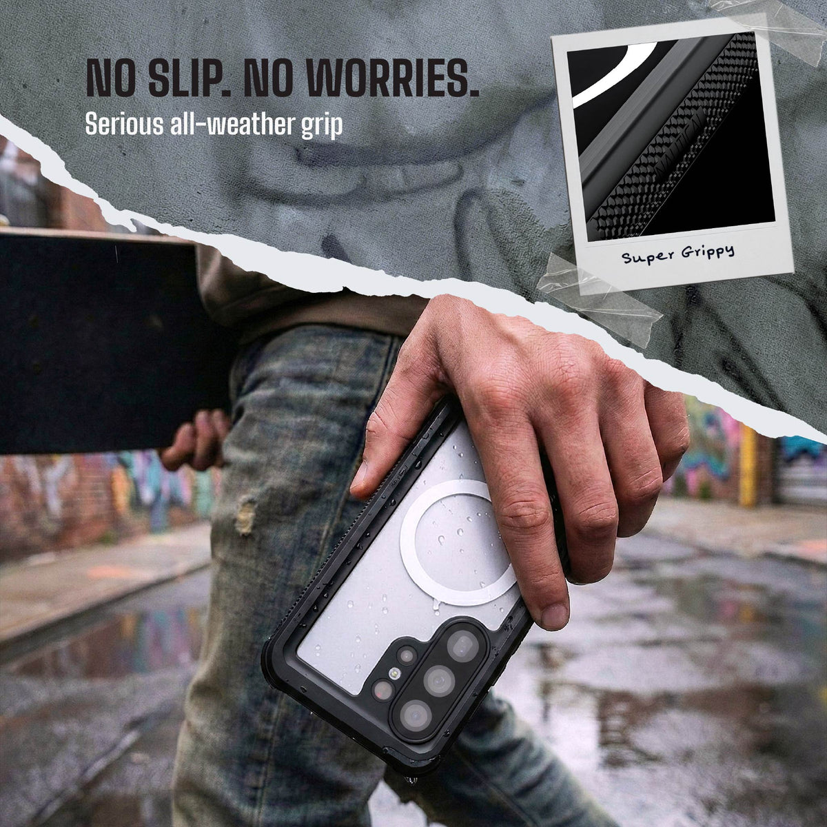Samsung Galaxy S26 Ultra Waterproof Case with Screen Protector, MagSafe and Belt Clip Holster Full Body Heavy Duty