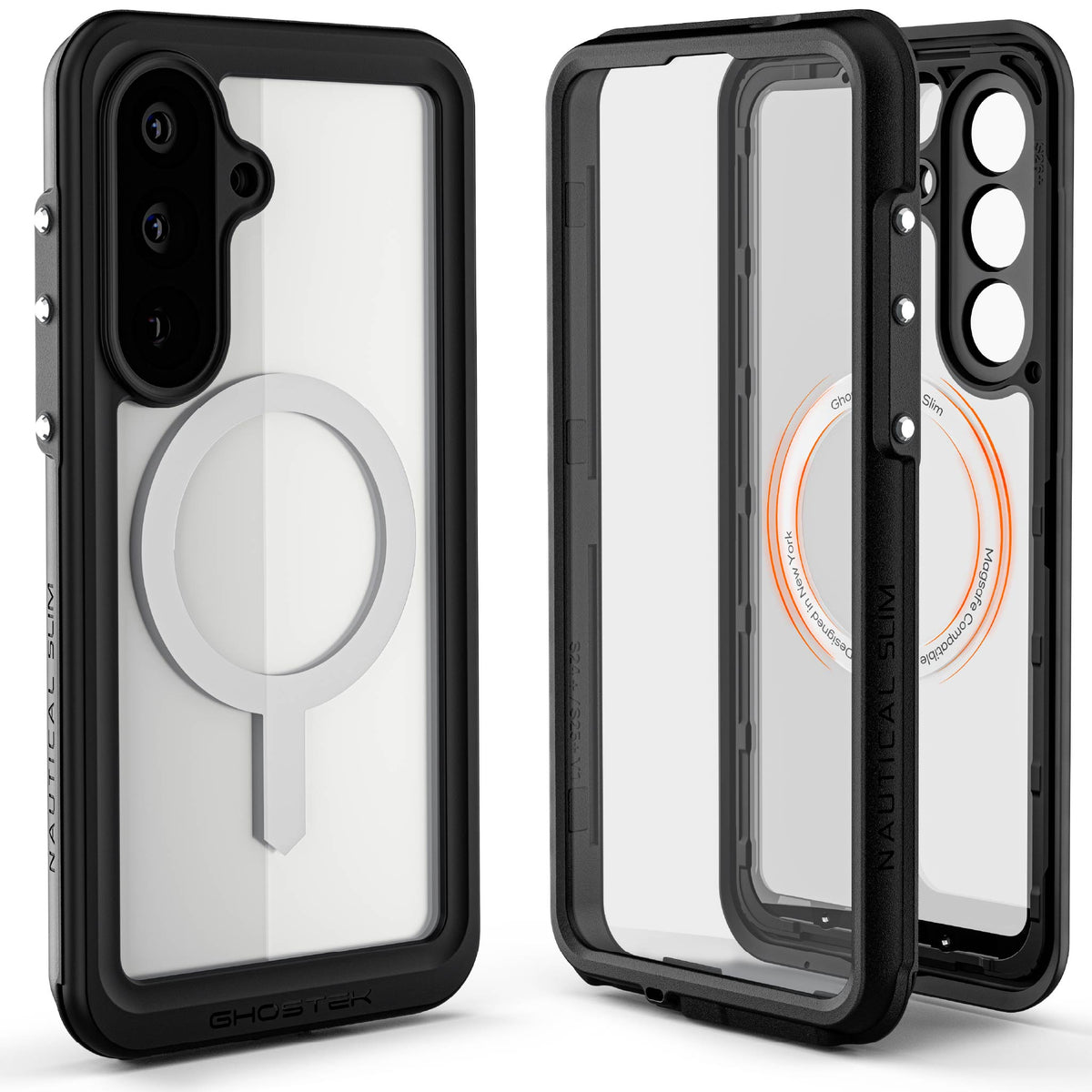 Galaxy S26 Plus Waterproof Case with Screen Protector and MagSafe Magnetic Ring Full Body Heavy Duty Protective Cover Shell