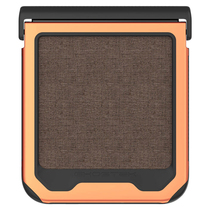 Galaxy Flip 4 Case Orange Fabric