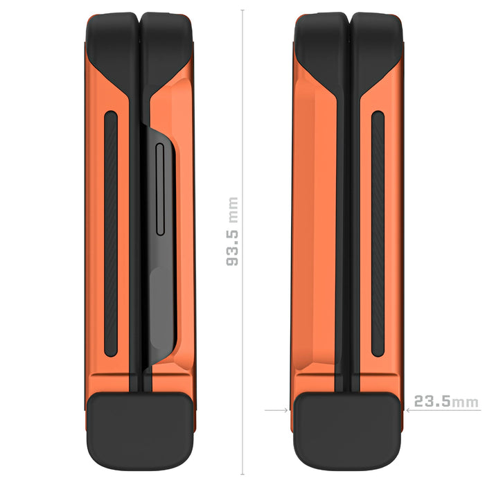 Z Flip 4 Case Orange Fabric