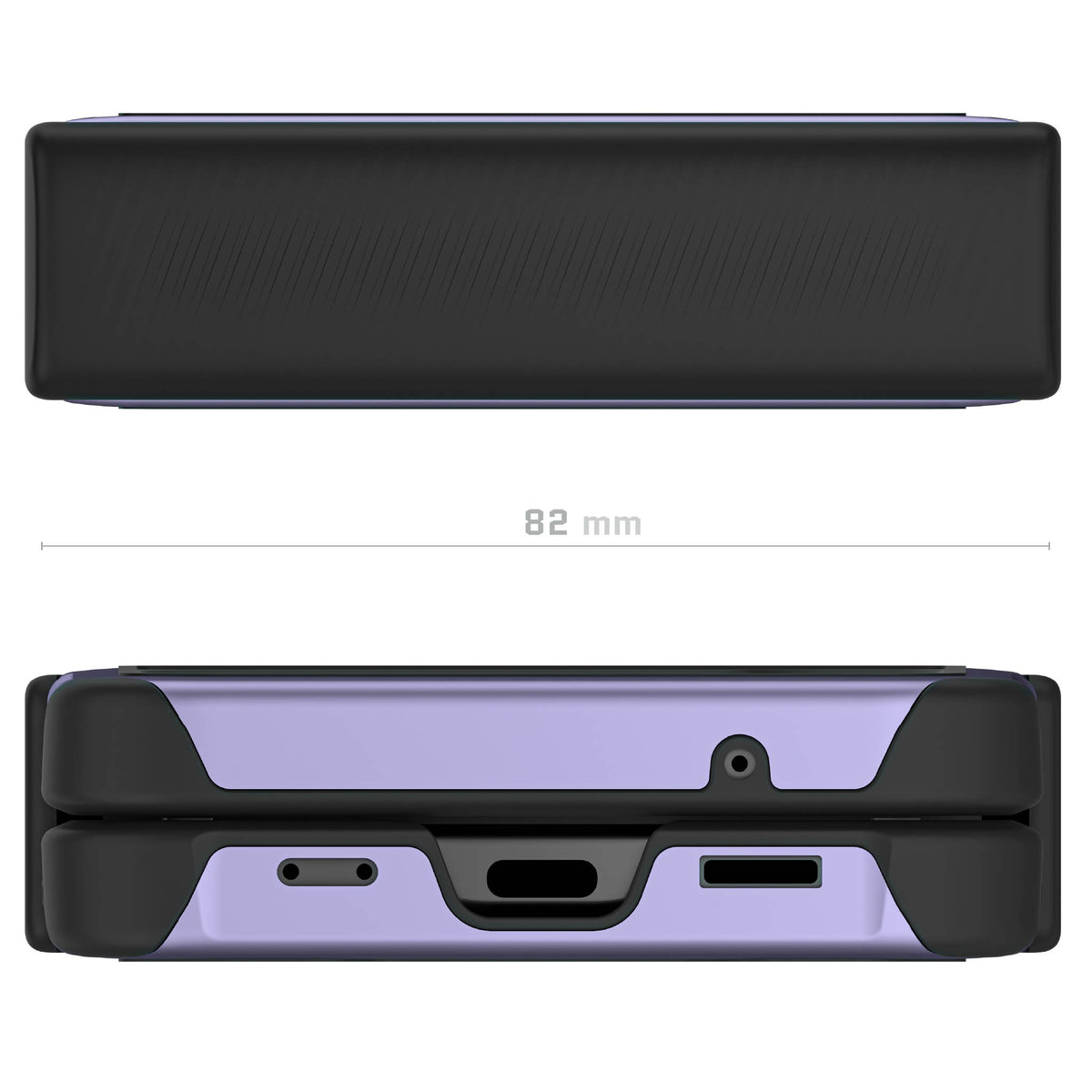 Flip 4 Case Purple Clear