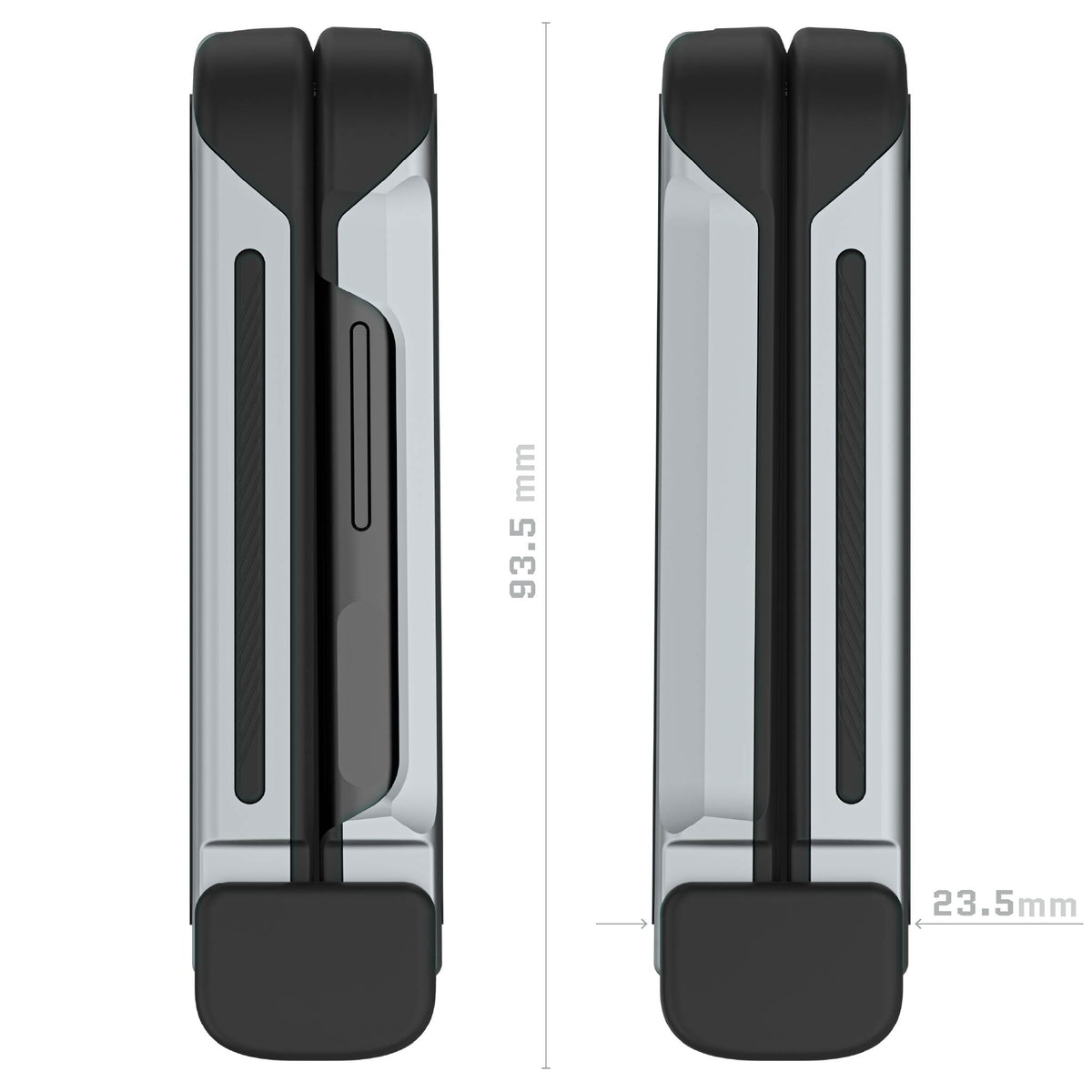 Samsung Galaxy Flip4 Case Silver Clear