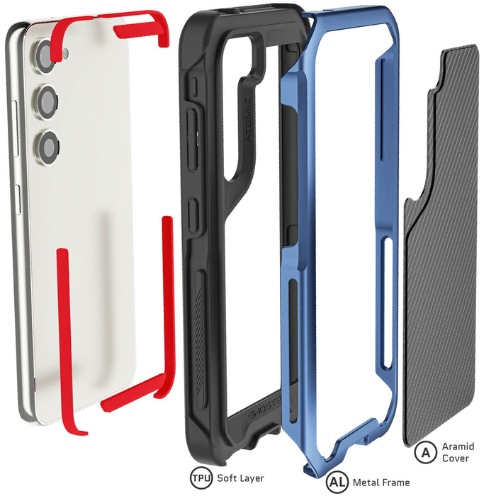 Samsung Galaxy S23 Case Aramid Blue