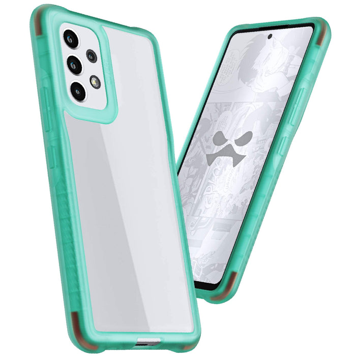phone case galaxy a53 clear teal