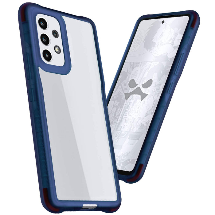 galaxy a53 case clear blue