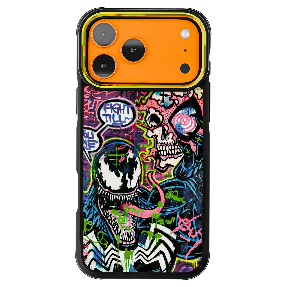 iPhone 18 Pro Max Case Venom
Fight Till You Die Collab Artwork Phone Cover MagSafe Doped Out M Artist