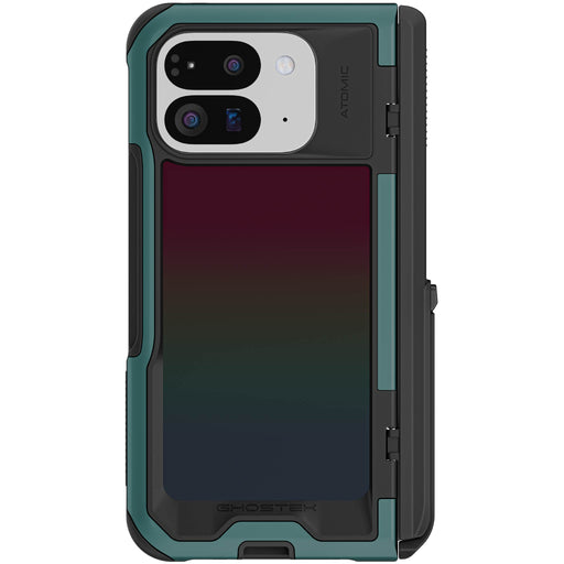 Pixel 9 Pro Fold Case Green Kickstand Metal