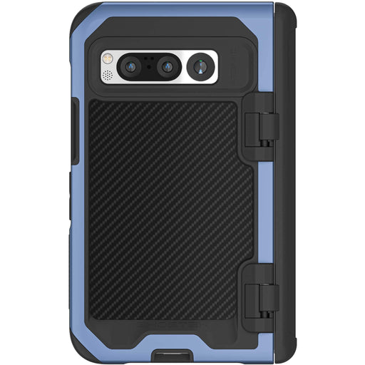 Google Pixel Fold Case Carbon Fiber Blue