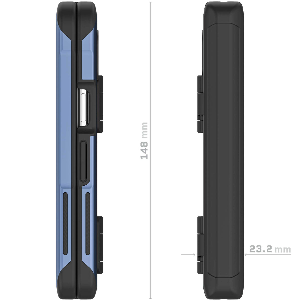 Carbon Pixel Fold Case