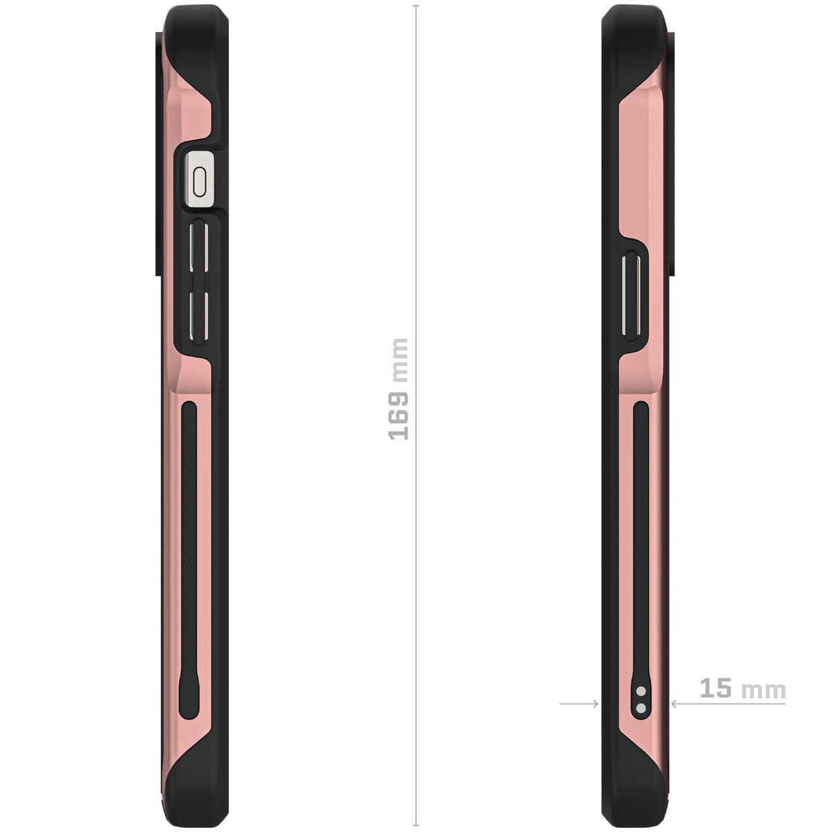 MagSafe Apple iPhone 15 Pro Clear Case Pink