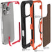 iPhone 16 Pro MagSafe Phone Case Orange Fabric Aluminum Metal