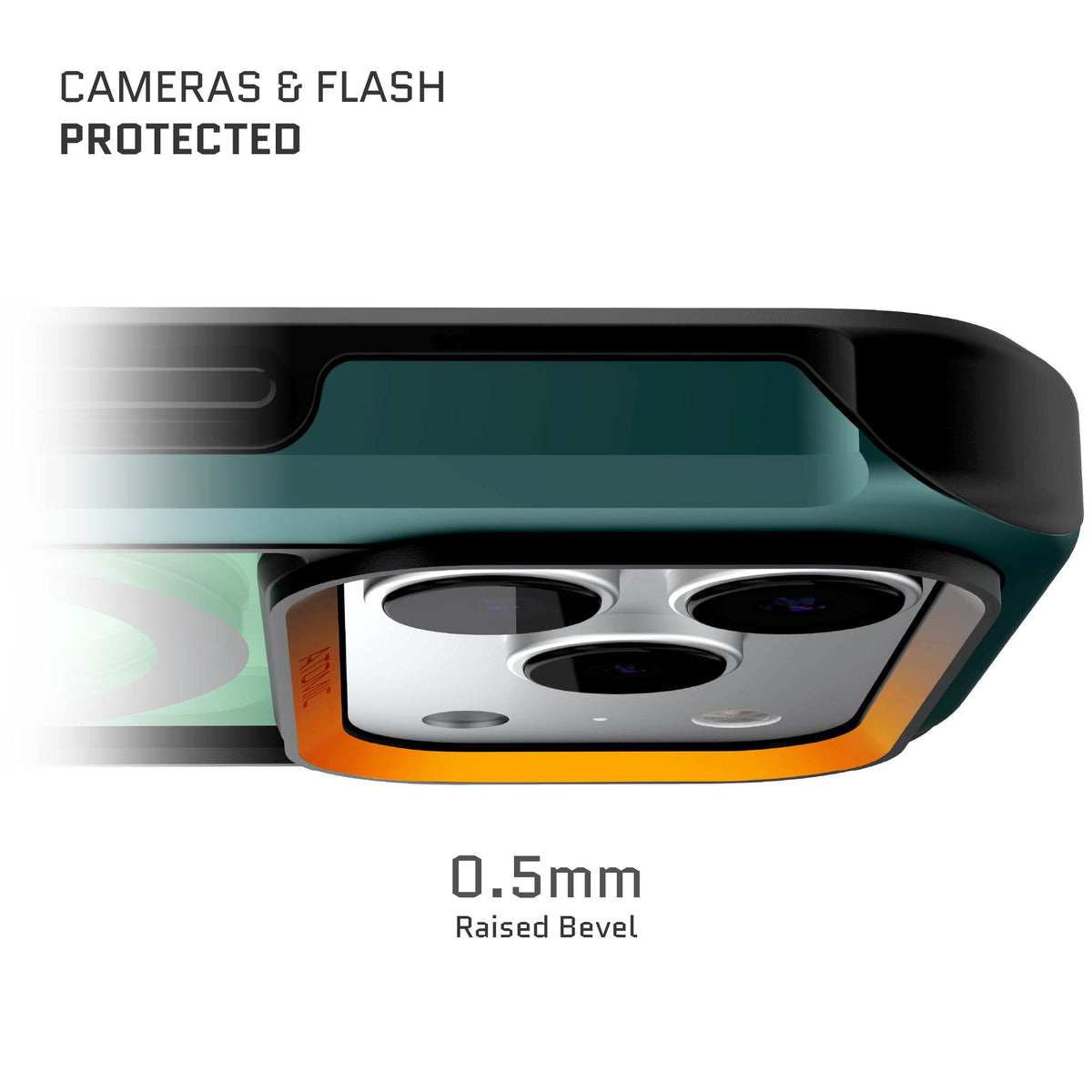 iPhone 18 Pro Case Green MagSafe Aluminum Metal Bumper Clear Protective Phone Cover