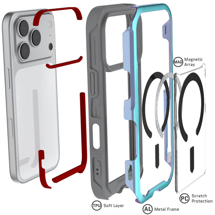 iPhone 17 Pro / Max Aluminum MagSafe Cases — ATOMIC