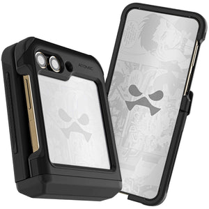 
                                Galaxy Flip 5 Protective Clear Aluminum Cases — ATOMIC slim