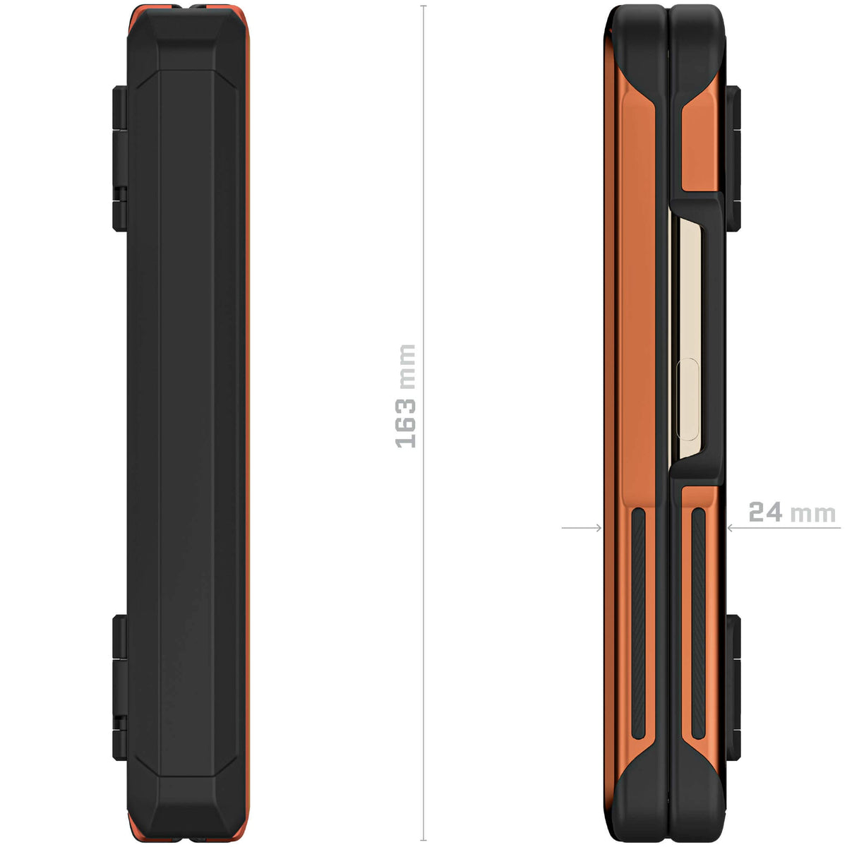 Samsung Z Fold 5 Case Orange