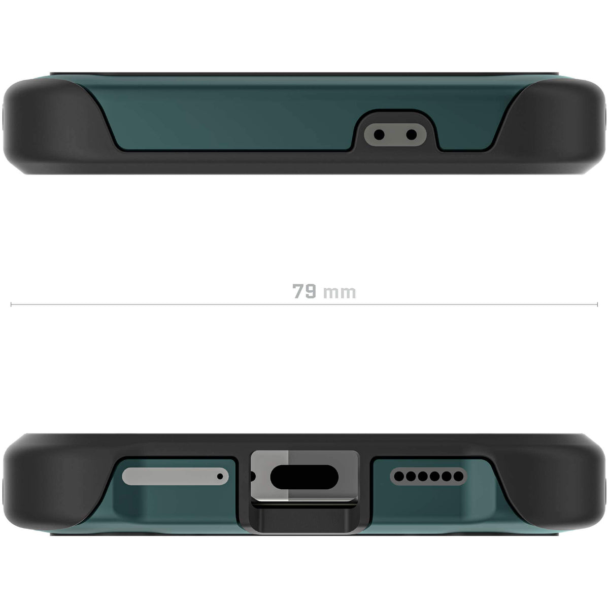 Samsung Galaxy S24 Case Green Clear