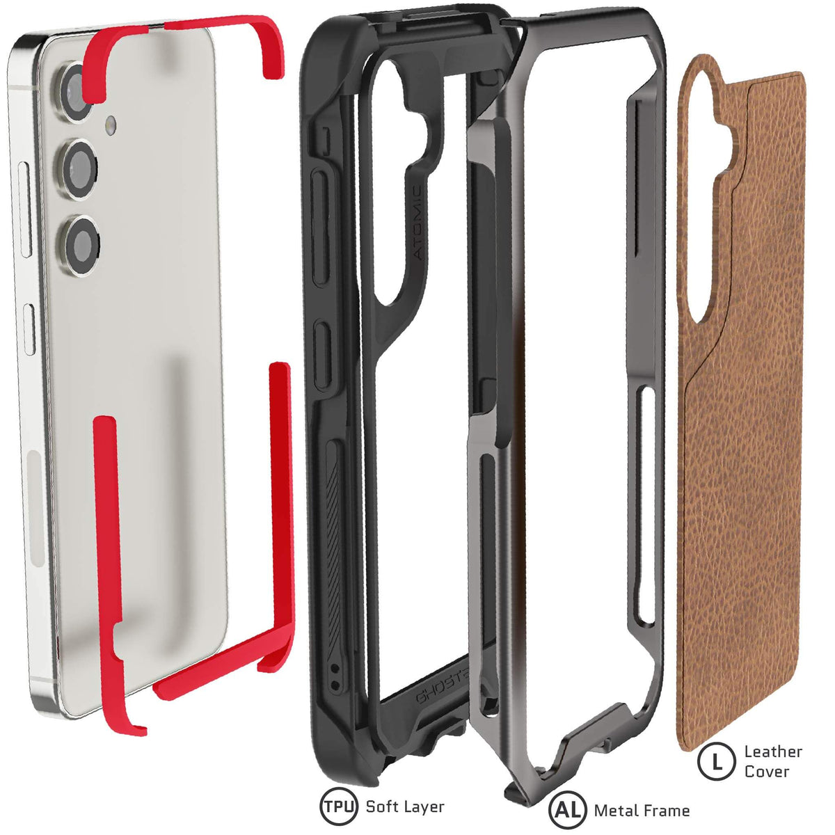 Samsung S24 Plus Leather Case
