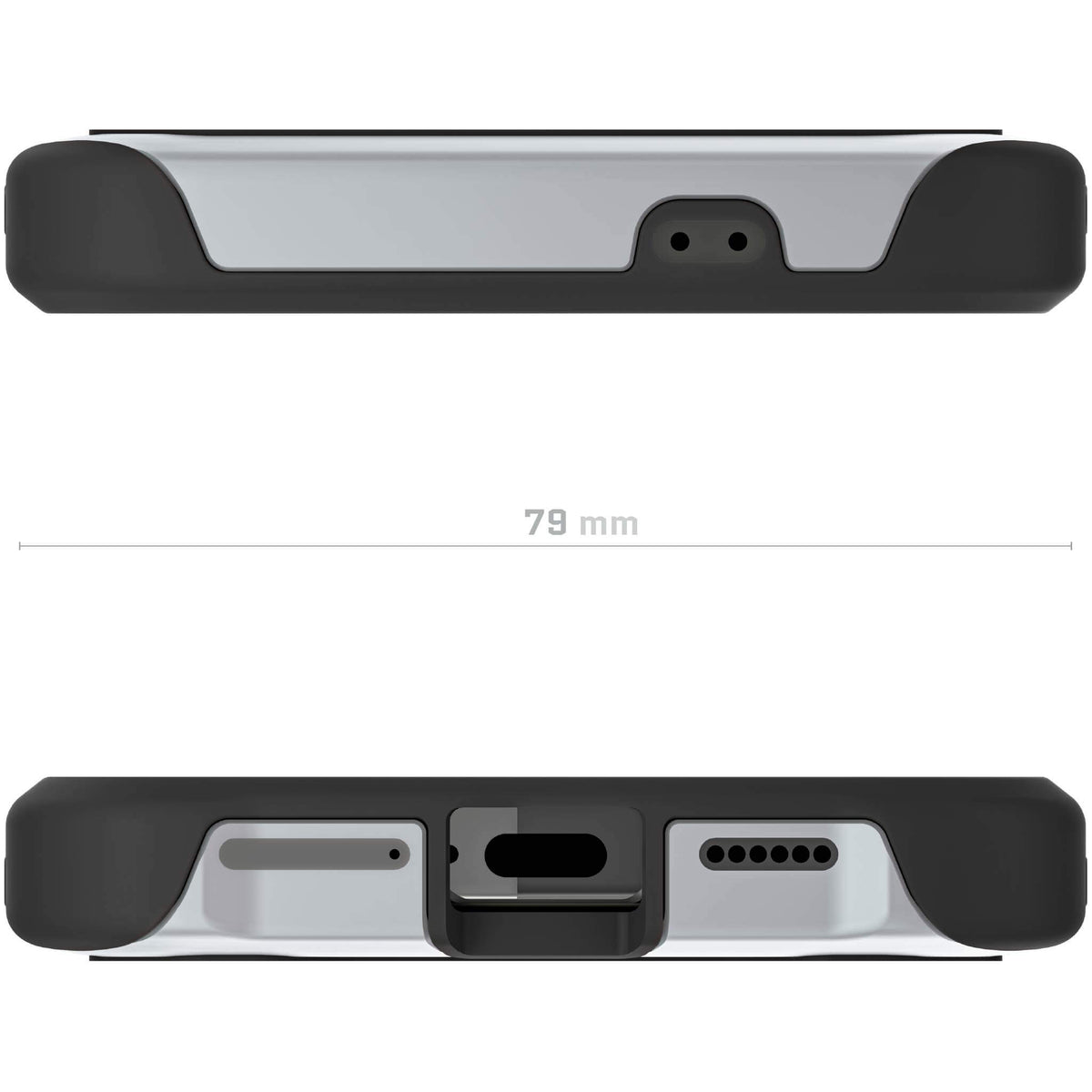 Samsung Galaxy S24 Case Clear Metal