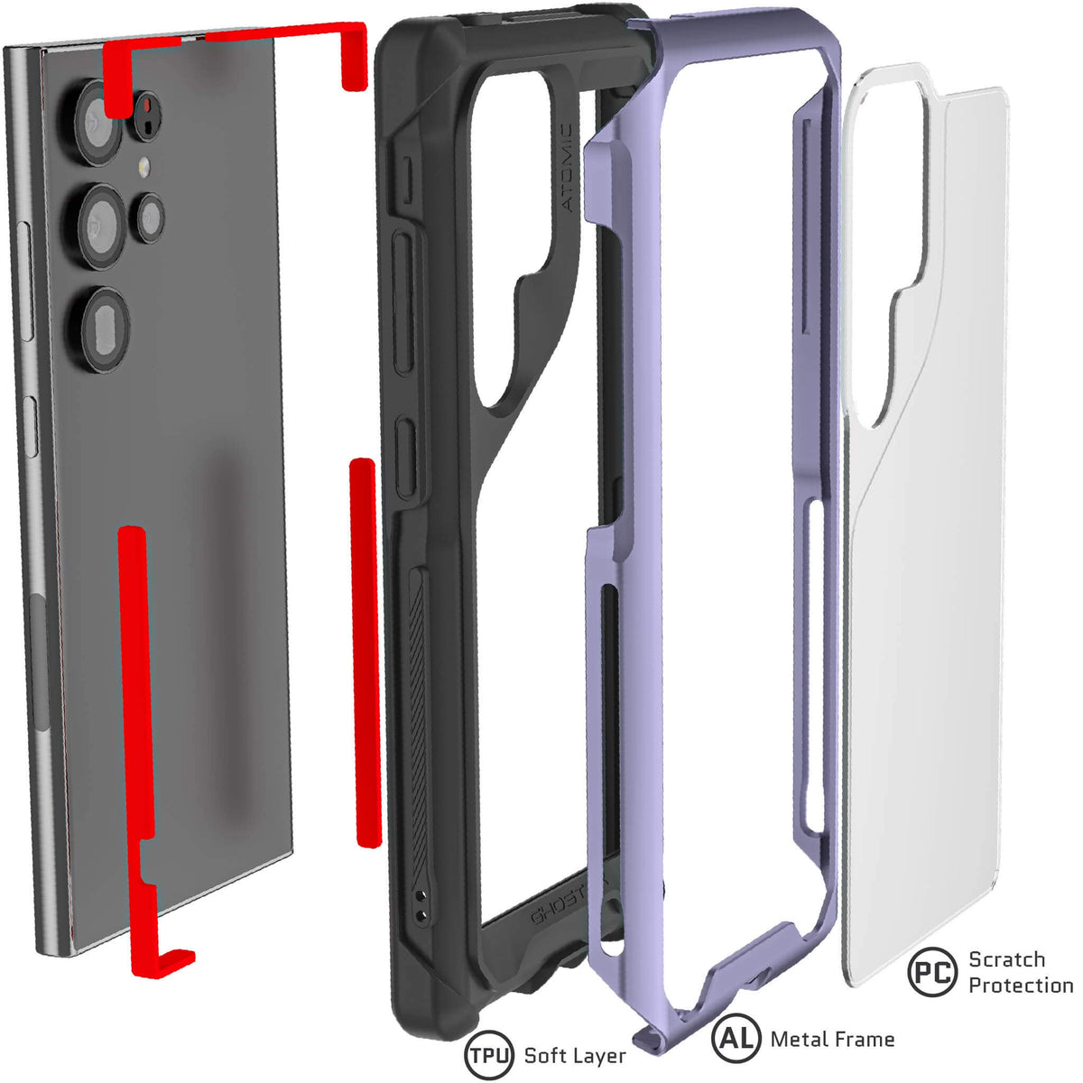 Purple Samsung Galaxy S24 Ultra Case