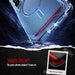 Galaxy S26 Ultra Case Clear Metal MagSafe Blue