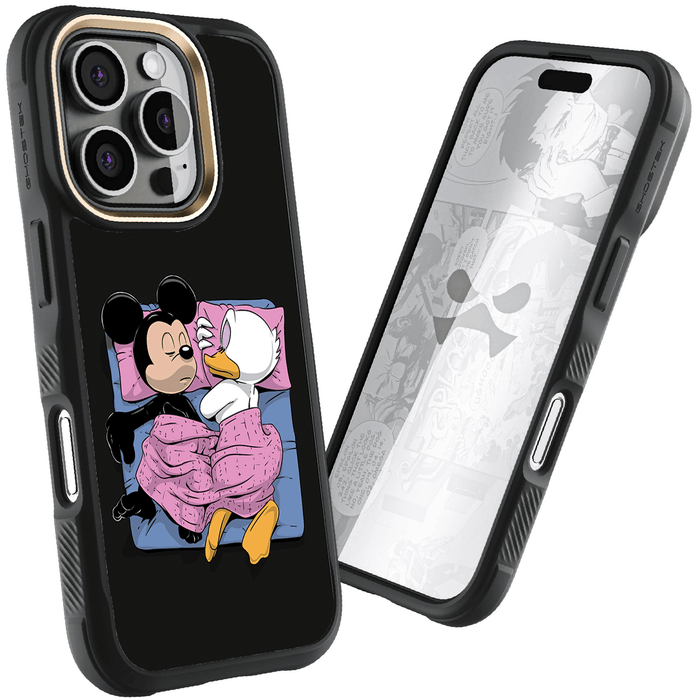 Apple iPhone 16 Pro Max Sleeping Together by RX Strip Artist Artwork Protective Phone Case Limited Edition Collab Cover