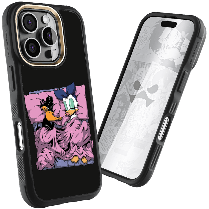 Apple iPhone 16 Pro Max Sleeping Together Plastic Edition by RX Strip Artist Artwork Protective Phone Case Limited Edition Collab Cover