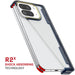 Google Pixel 10 Pro Fold Case Blue Clear Protective Phone Cover Kickstand