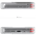 Google Pixel 10 Pro Fold Case Clear Protective Phone Cover Kickstand Hinge Protection Shockproof Slim