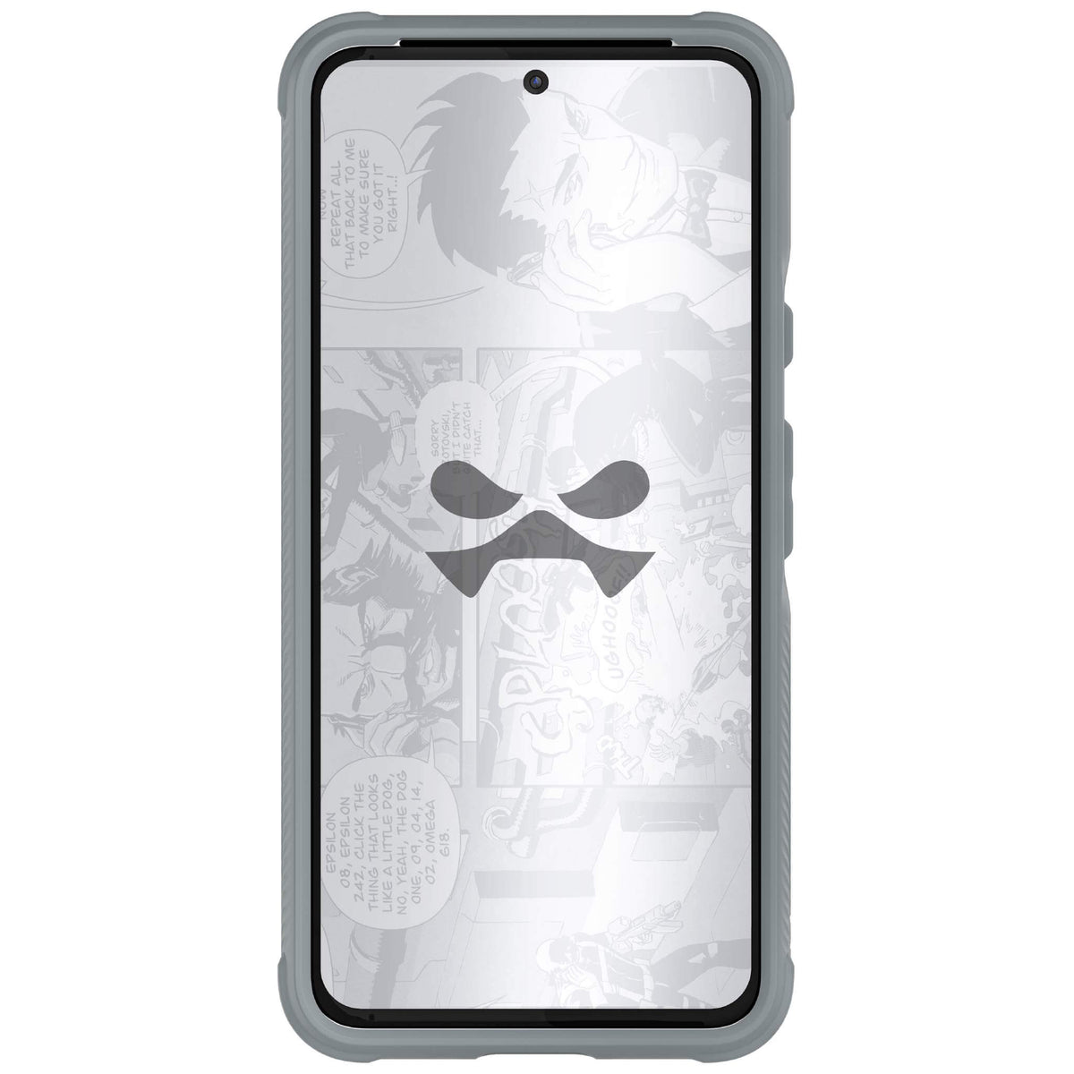 Grey Pixel 8 Clear Case