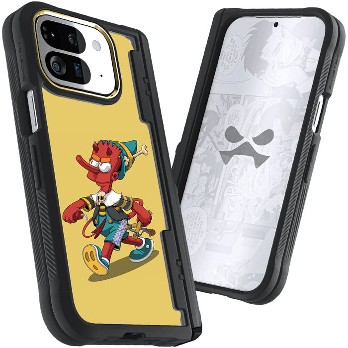 Google Pixel 9 Pro Fold BAROCCHIO DEVIL by Dhani Barragán Artist Artwork Protective Phone Case Limited Edition Collab Cover