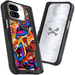 Pixel 9 Pro Fold Spiderman vs Superman Spraypaint Artist Artwork Protective Phone Case