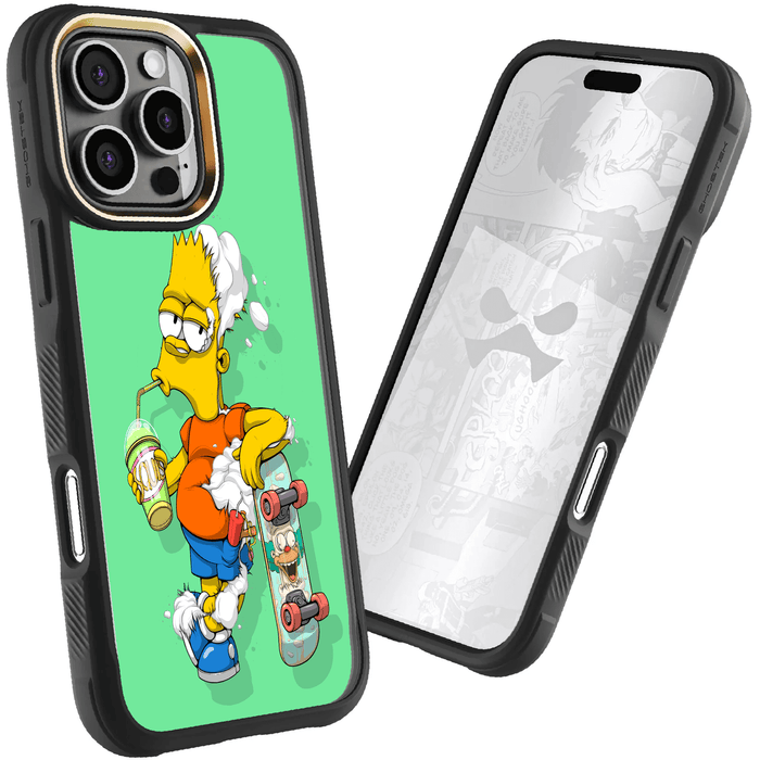 iPhone 16 Pro Max DECONSTRUCTED BART by Dhani Barragán Artist Artwork Protective Phone Case Limited Edition Collab Cover