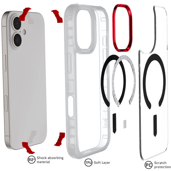 iPhone 17 Series Protective Clear MagSafe Cases — COVERT