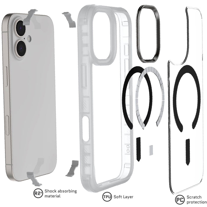 iPhone 17 Series Protective Clear MagSafe Cases — COVERT
