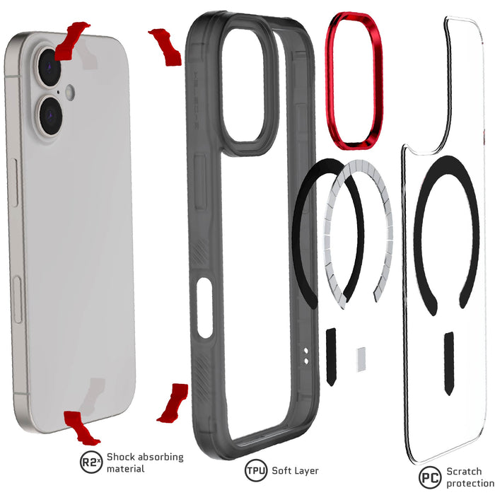 iPhone 17 Series Protective Clear MagSafe Cases — COVERT