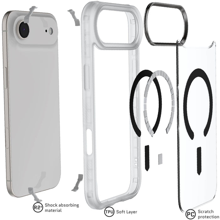 iPhone 17 Series Protective Clear MagSafe Cases — COVERT