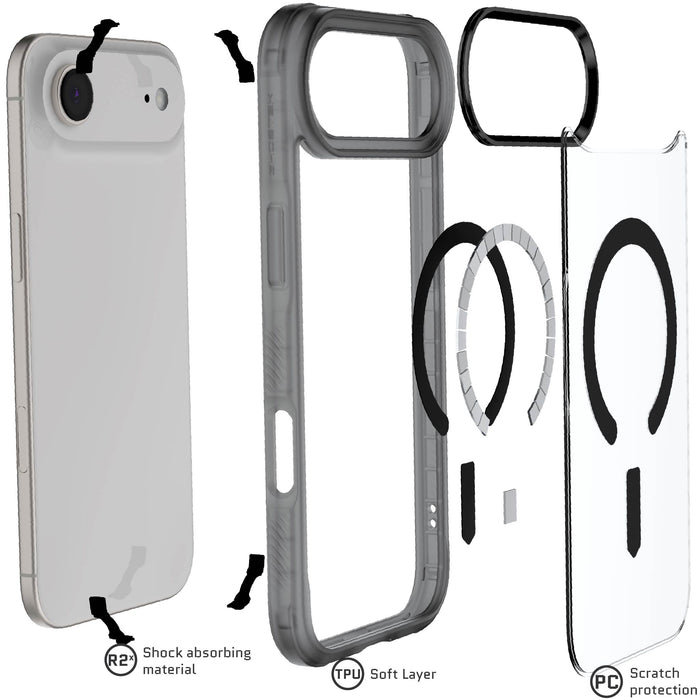 iPhone 17 Series Protective Clear MagSafe Cases — COVERT