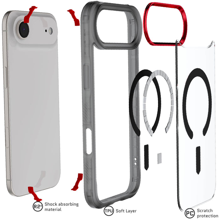 iPhone 17 Series Protective Clear MagSafe Cases — COVERT