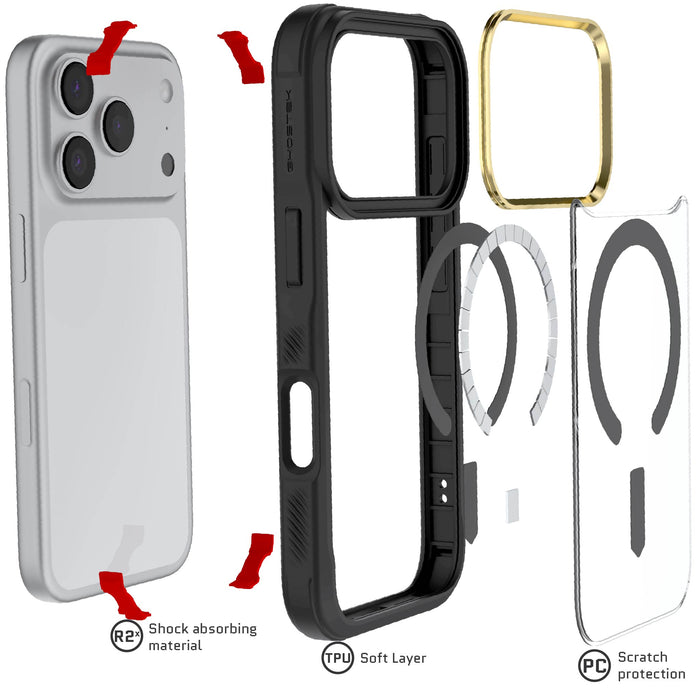 iPhone 17 Series Protective Clear MagSafe Cases — COVERT