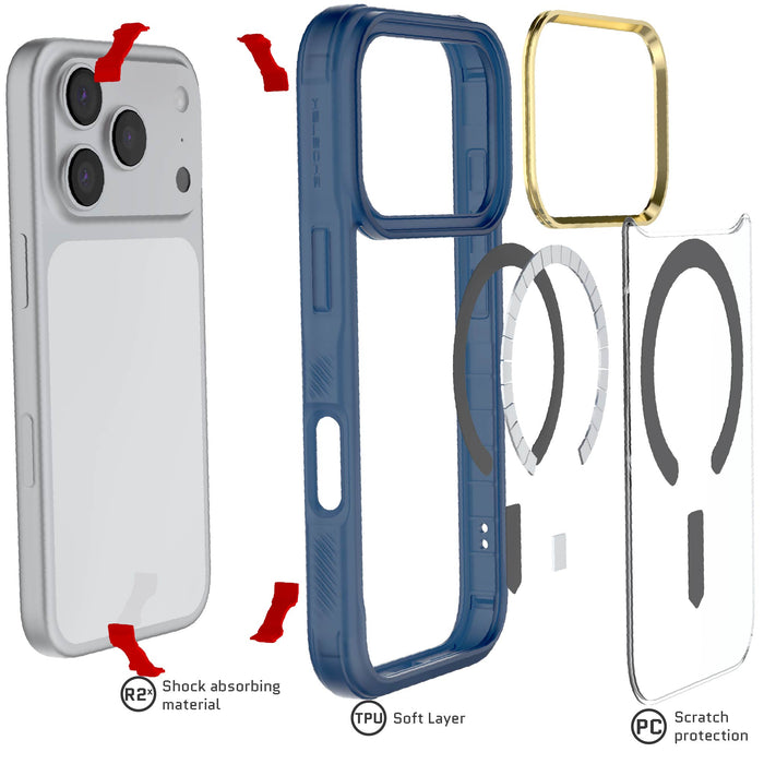 iPhone 17 Series Protective Clear MagSafe Cases — COVERT